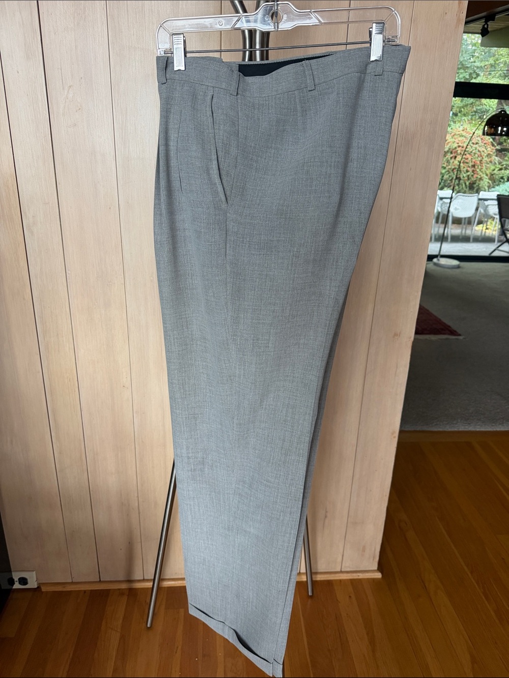 Men's Classic Grey Dress Pants 35x32